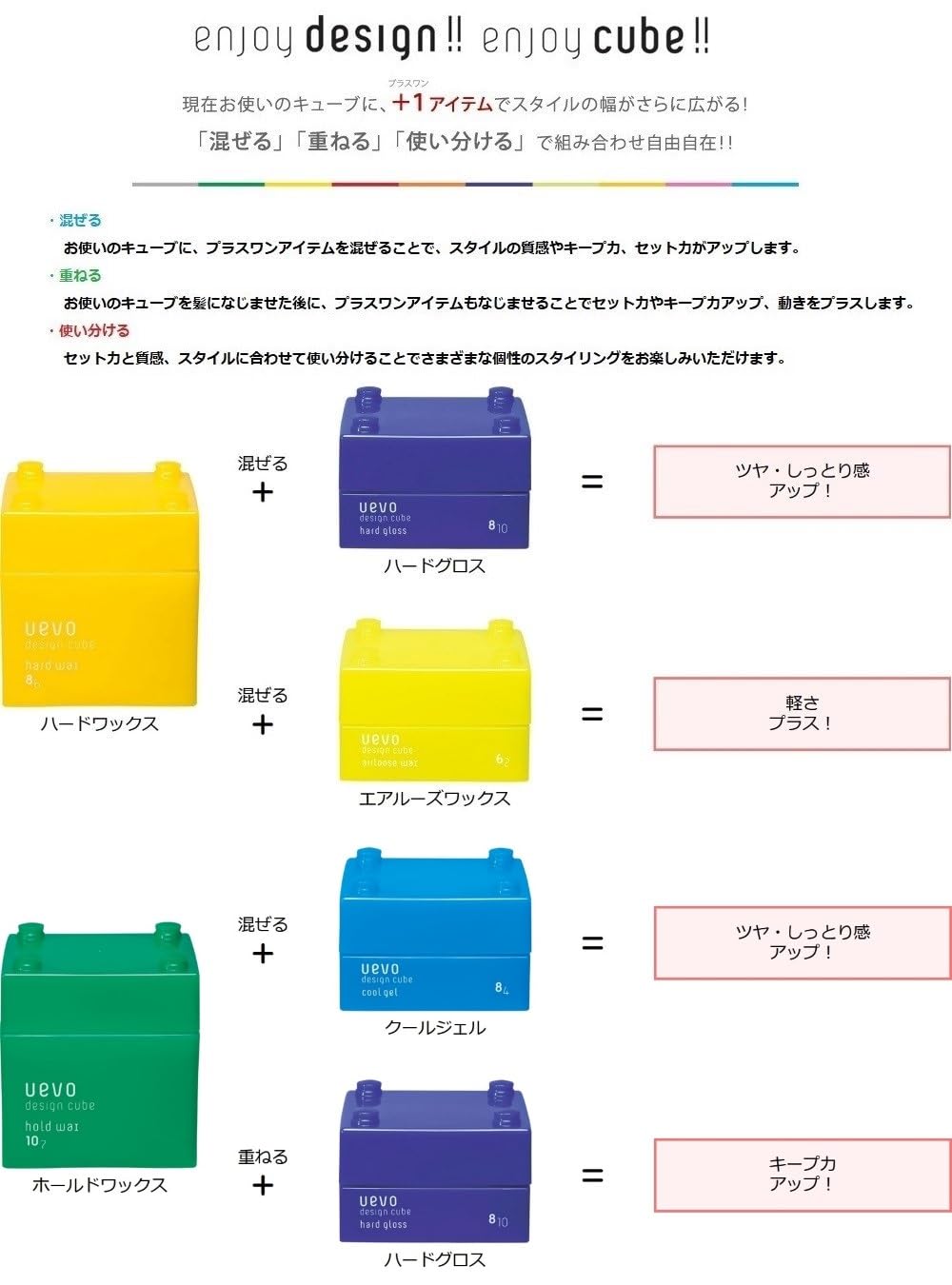 Amazon | デミコスメティクス ウェーボデザインキューブ (uevo design
